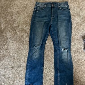 Mother Boot Cut Blue Jeans
